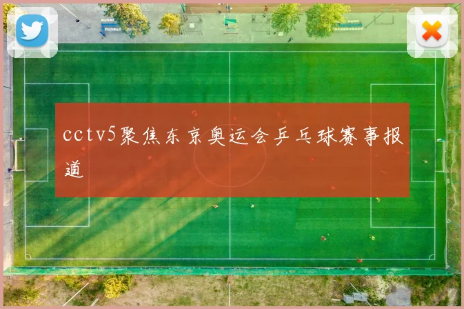 cctv5聚焦东京奥运会乒乓球赛事报道